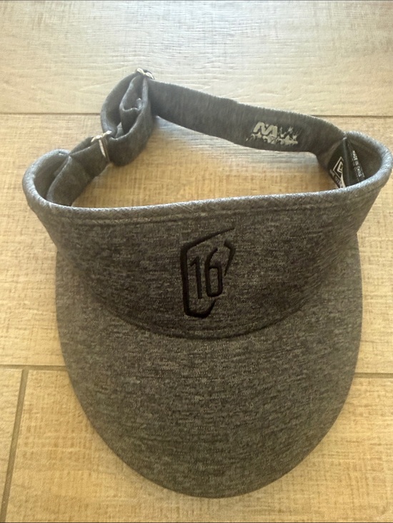 Waste Management Golf Heather Grey Athletic Visor with Subtle Logo Tab